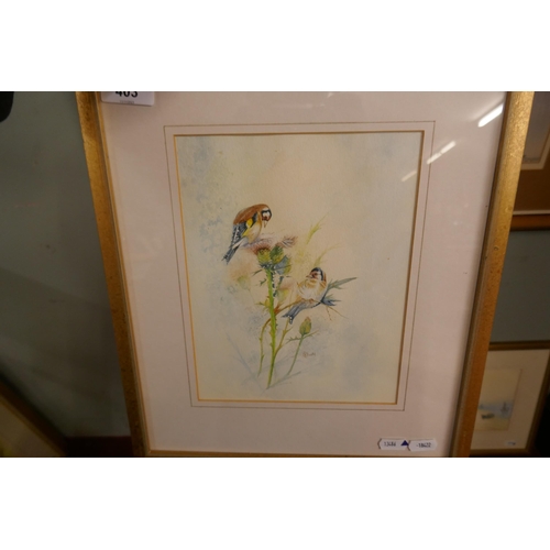 403 - Collection of watercolours signed E.R. Booth