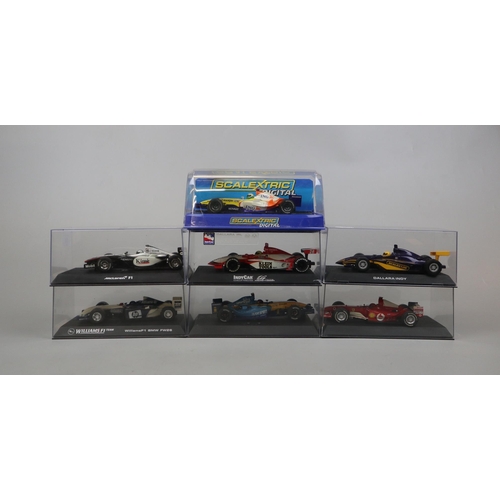10 - Collection of Scalextric Formula racing cars