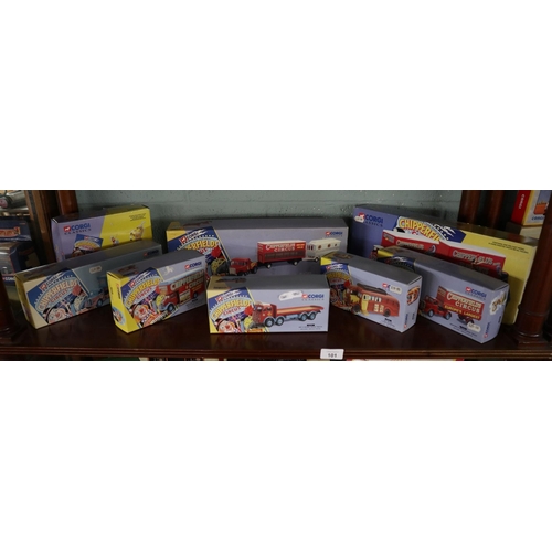 101 - Collection of Corgi Classics Chipperfield's Circus diecast vehicles in original boxes