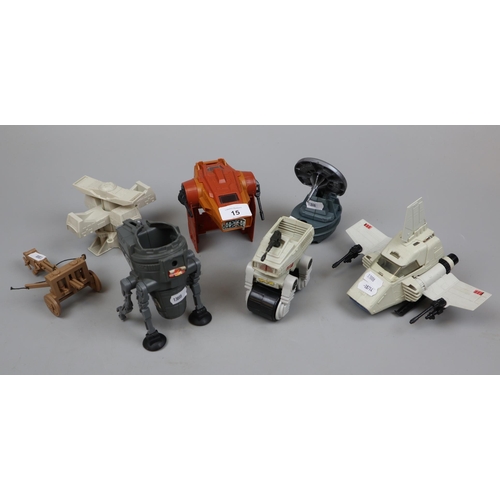 15 - Collection of Star Wars Mini-Rig vehicles