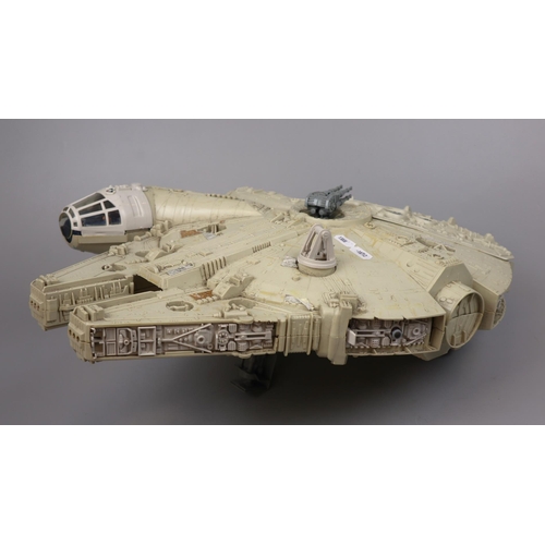 16 - Star Wars Millennium Falcon with Han Solo and Chewbacca figures