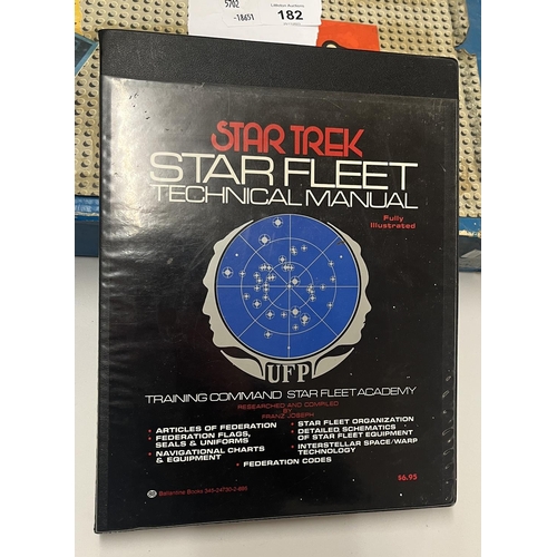 182 - Star Trek Star Fleet Technical Manual 1st Edition