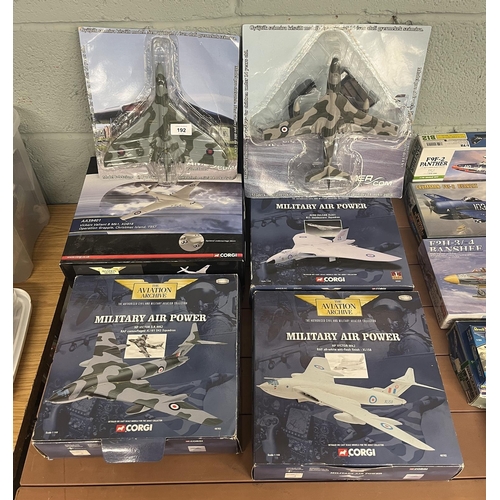 192 - Collection of model aircraft to include Amer, Corgi etc