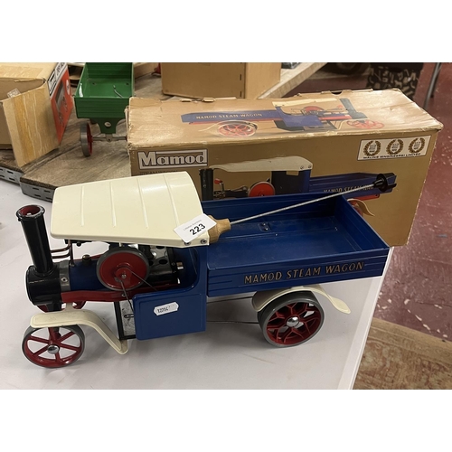 223 - Mamod steam wagon in original box