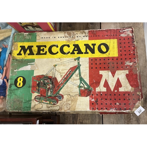 237 - Original Meccano set in original box dated 1963