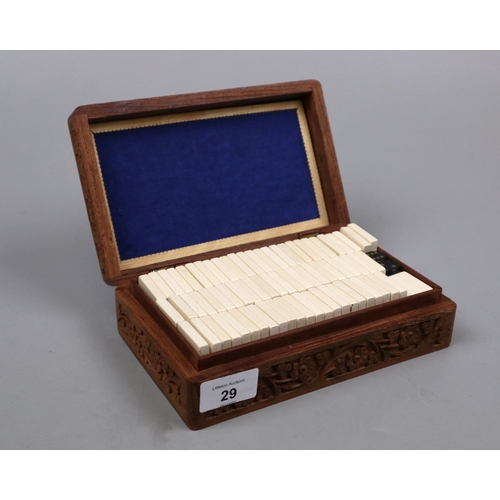 29 - Cased Mahjong game