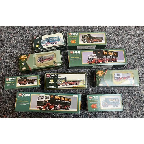 326 - Collection of boxed, mostly Corgi Classics, Eddie Stobart vehicles