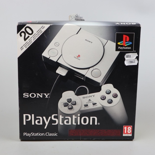 38 - PlayStation classic with controller