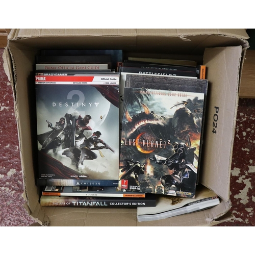 394 - Collection of approx 37 video game guides and art books