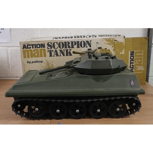 396 - Action Man Scorpion Tank in original box