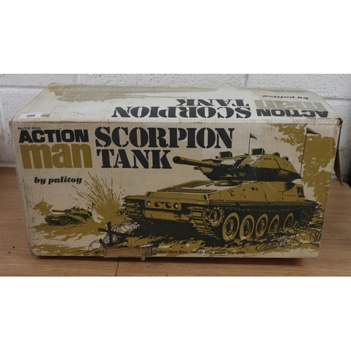 396 - Action Man Scorpion Tank in original box