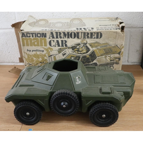 397 - Action Man Armoured Car in original box