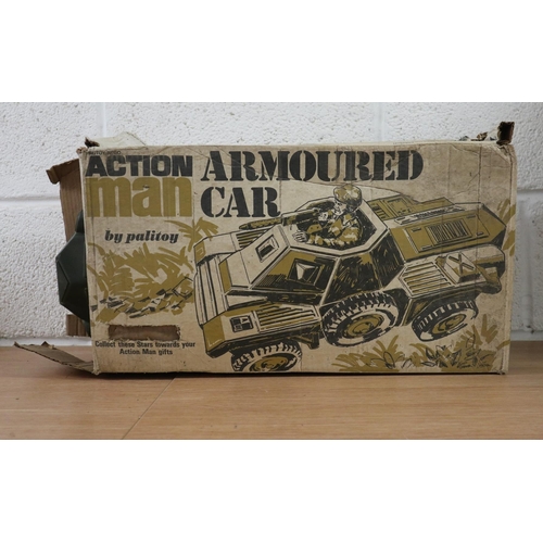 397 - Action Man Armoured Car in original box