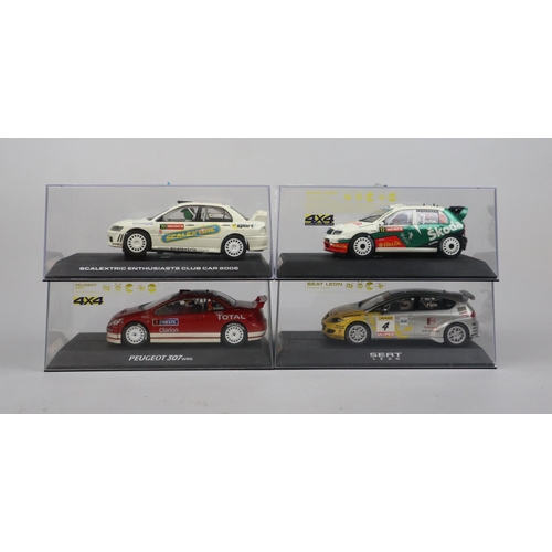 8 - Collection of Scalextric rally cars