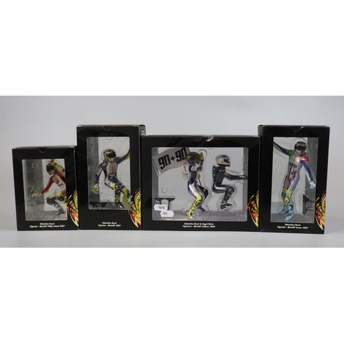 80 - Minichamps Valentino Rossi - Collection of 4 models 2007 & 2008