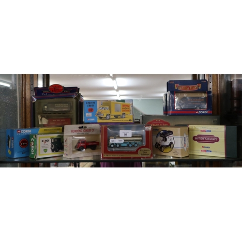91 - Collection of diecast Corgi vehicles in original boxes