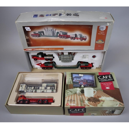 95 - 2 Corgi boxed vehicles to include Cafe Connection in original boxes