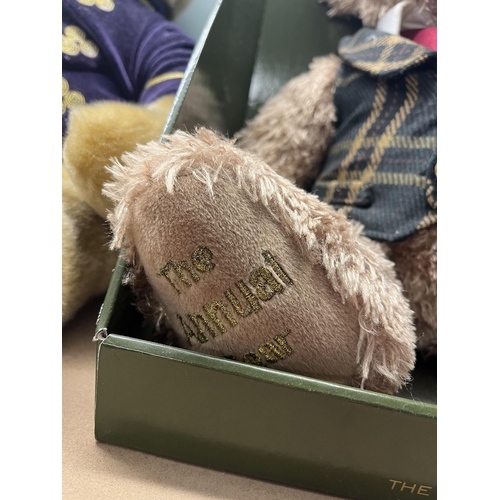 158 - 2 Harrods annual Teddy Bears to include boxed example