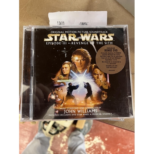 164 - Star Wars DVDs and soundtrack CDs