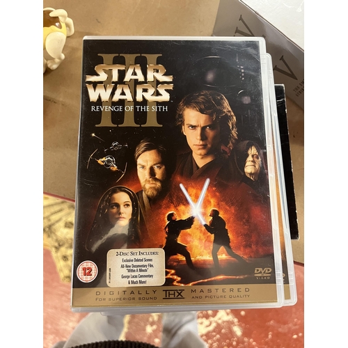 164 - Star Wars DVDs and soundtrack CDs