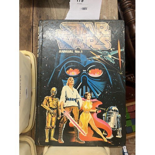 179 - Star Wars - Good collection of original trilogy 1970s/80s figures together with a Star Wars annual a... 