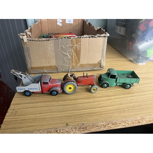 189 - Collection of tinplate & diecast cars with others