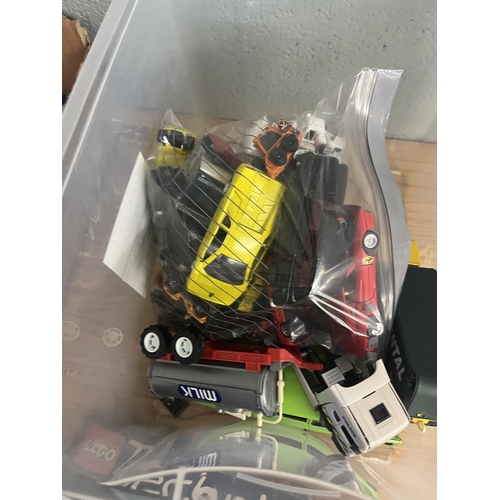 190 - Collection of diecast cars, lorries etc.