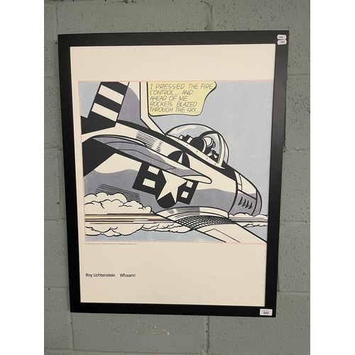 202 - Pair of Roy Lichtenstein 'WHAAM!' diptych Offset Lithographs