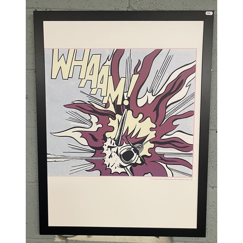 202 - Pair of Roy Lichtenstein 'WHAAM!' diptych Offset Lithographs