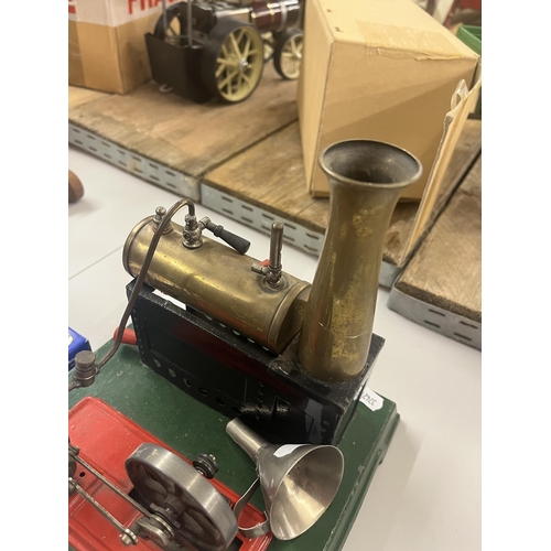 222 - Small stationary engine together with 2 boxes of waxed solid fuel tablets