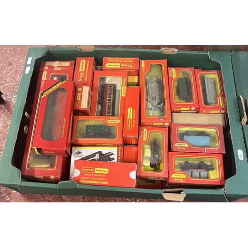 249 - Collection of Hornby to include boxed carriages and trains etc