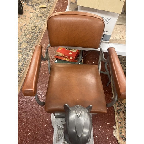 266 - Rare 1950's child's barbers/hairdressers chair