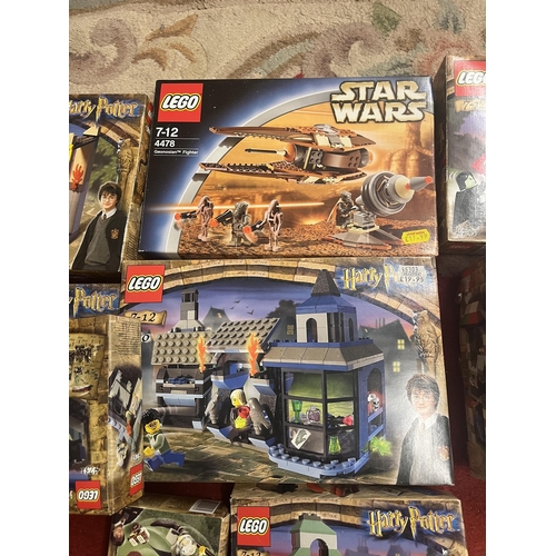 273 - Collection of Harry Potter Lego in original boxes together with Star Wars Lego