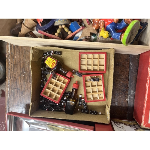 290 - Good collection of vintage wooden toys