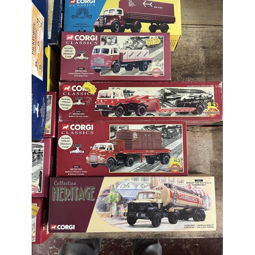 291 - Collection of Corgi Classics, vintage lorries in original boxes