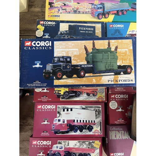 291 - Collection of Corgi Classics, vintage lorries in original boxes