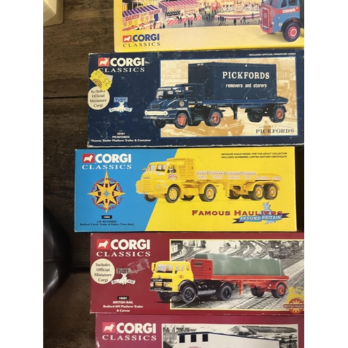 291 - Collection of Corgi Classics, vintage lorries in original boxes