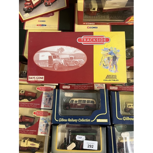 292 - Collection of Corgi and Lledo Trackside and British Railway diecast models in original boxes