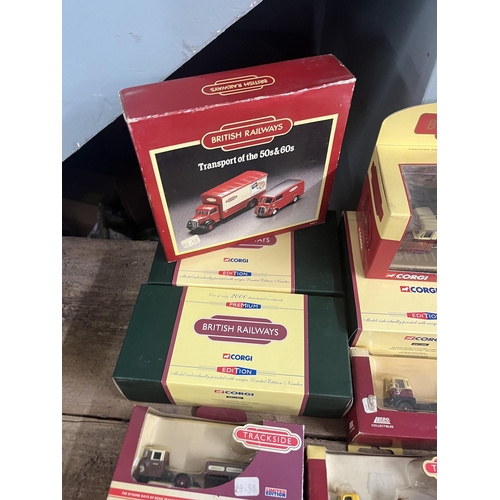 292 - Collection of Corgi and Lledo Trackside and British Railway diecast models in original boxes