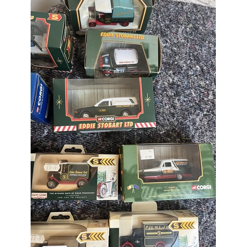 324 - Collection of boxed, mostly Corgi, Eddie Stobart vehicles