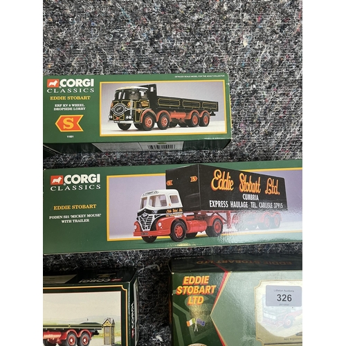 326 - Collection of boxed, mostly Corgi Classics, Eddie Stobart vehicles