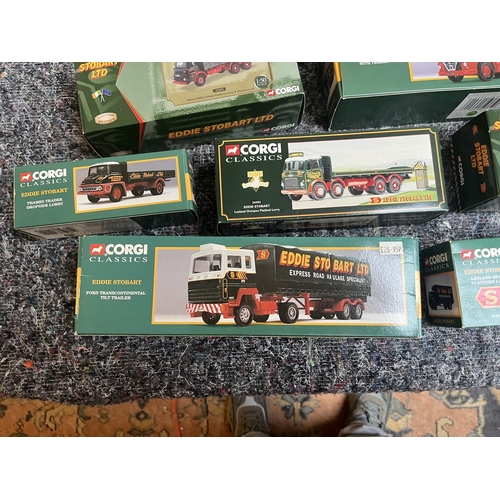 326 - Collection of boxed, mostly Corgi Classics, Eddie Stobart vehicles