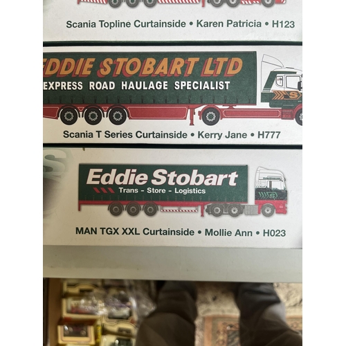 331 - Collection of boxed diecast, Eddie Stobart lorries