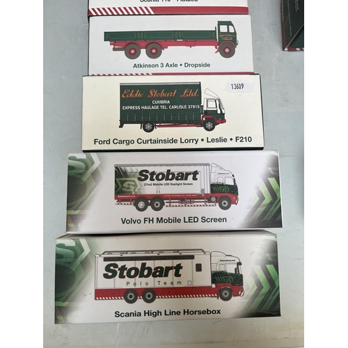 333 - Collection of boxed diecast, Eddie Stobart lorries