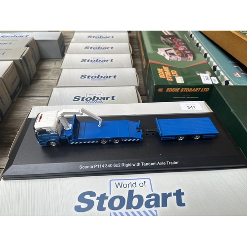 341 - Collection of World of Stobart, special edition collectors models