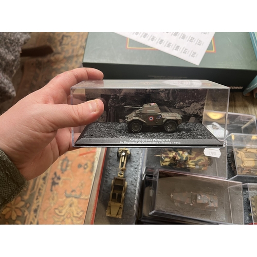 345 - Collection of scale military vehicles in original boxes