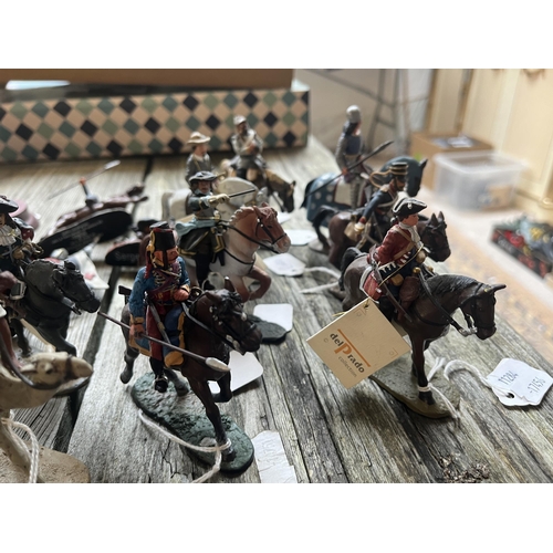 346 - Collection of military figurines to include Delprado