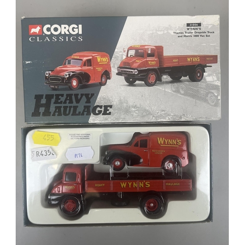 421 - 4 Corgi Classics Heavy Haulage diecast lorries in original boxes