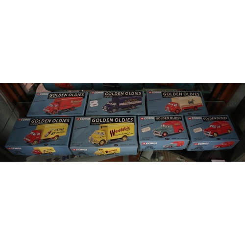 94 - Collection of 7 Corgi Golden Oldies diecast vehicles in original boxes