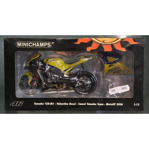 65 - Minichamps Valentino Rossi - Collection of 3 model motorcycles from 2006